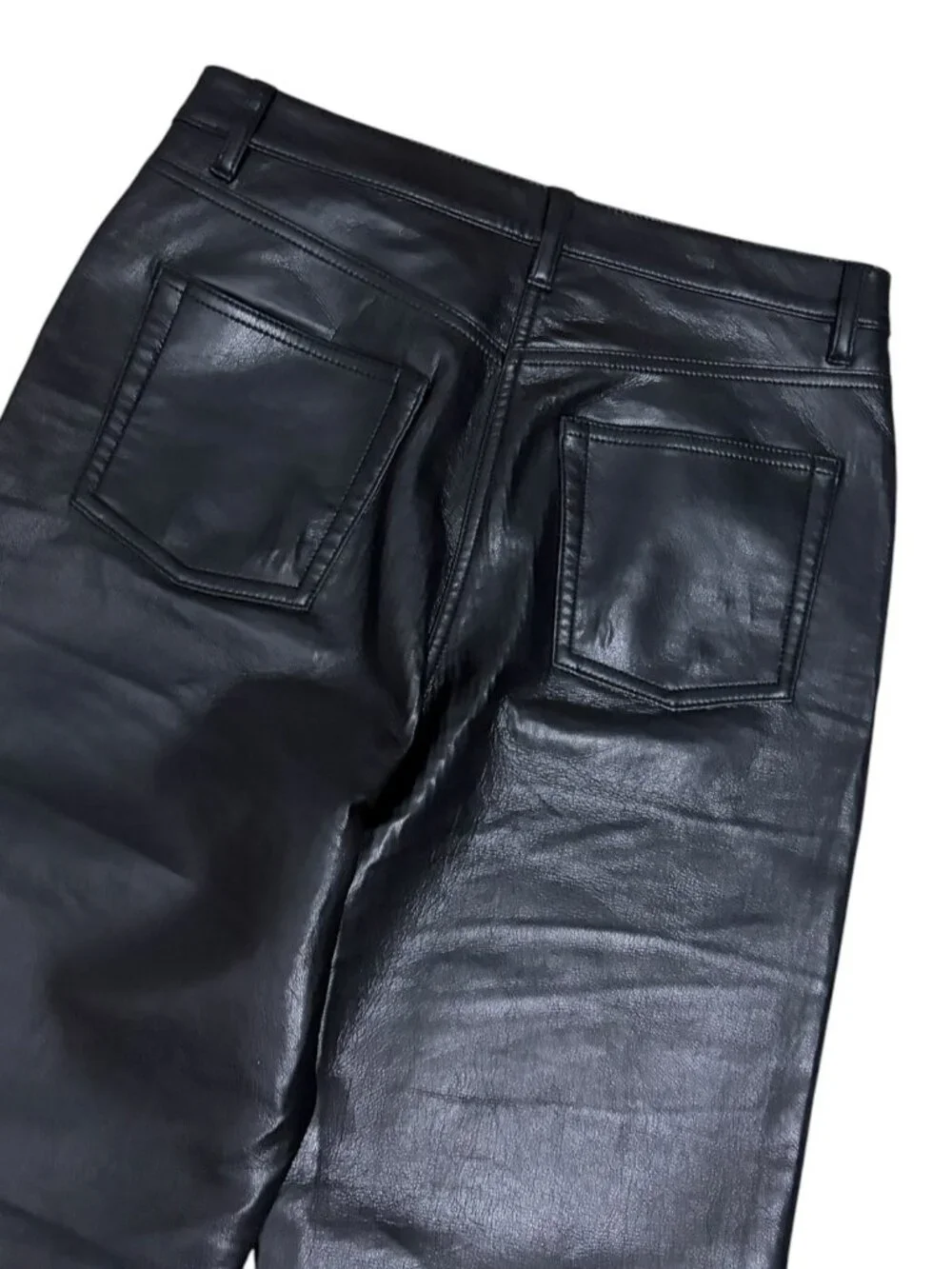 ARITZIA WILFRED Faux Vegan Leather Pants THE MELINA Straight Trousers Womens 6